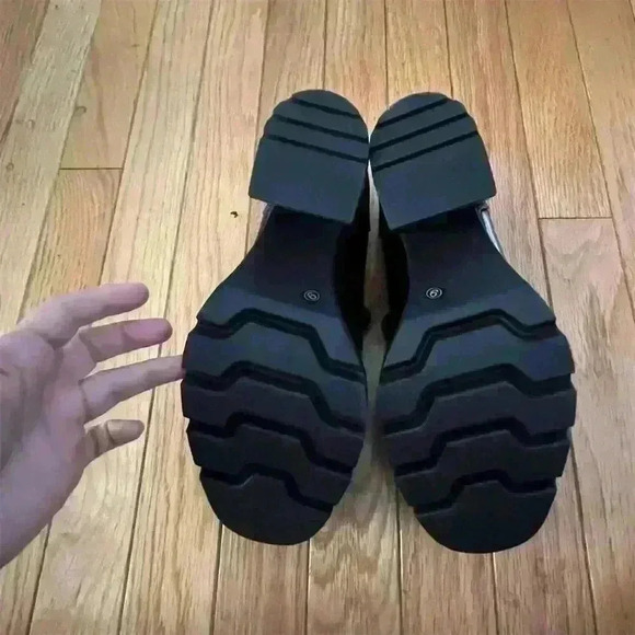 Madden Girl Women's Black Loafers Size 9 Round Toe Casual Flats - Picture 6 of 7